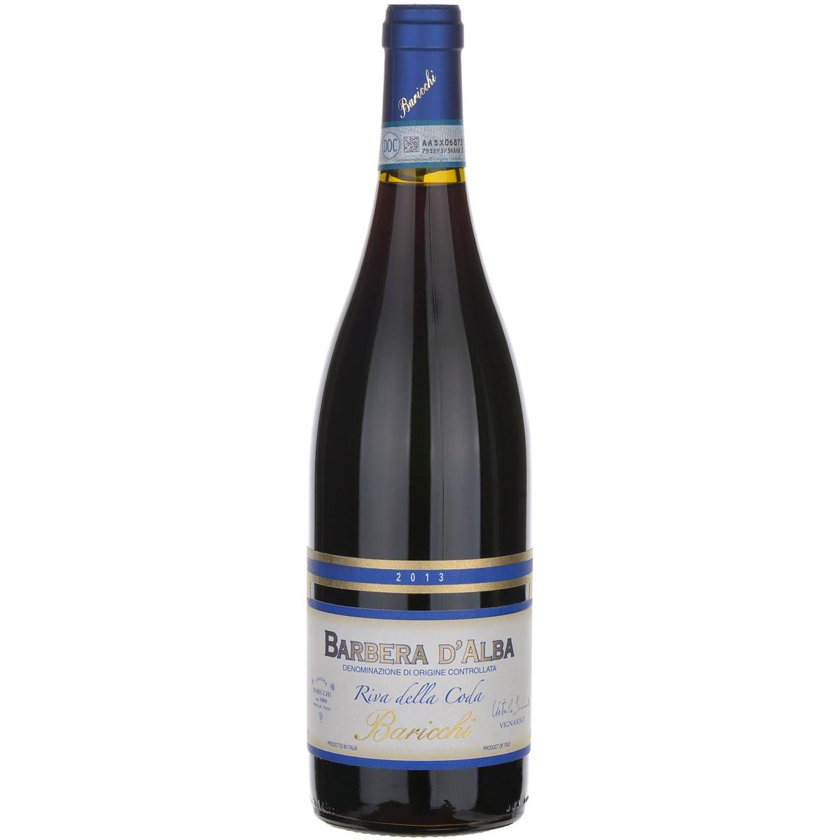 Cascina Baricchi Riva della Coda Barbera d'Alba 0,75 ltr.
