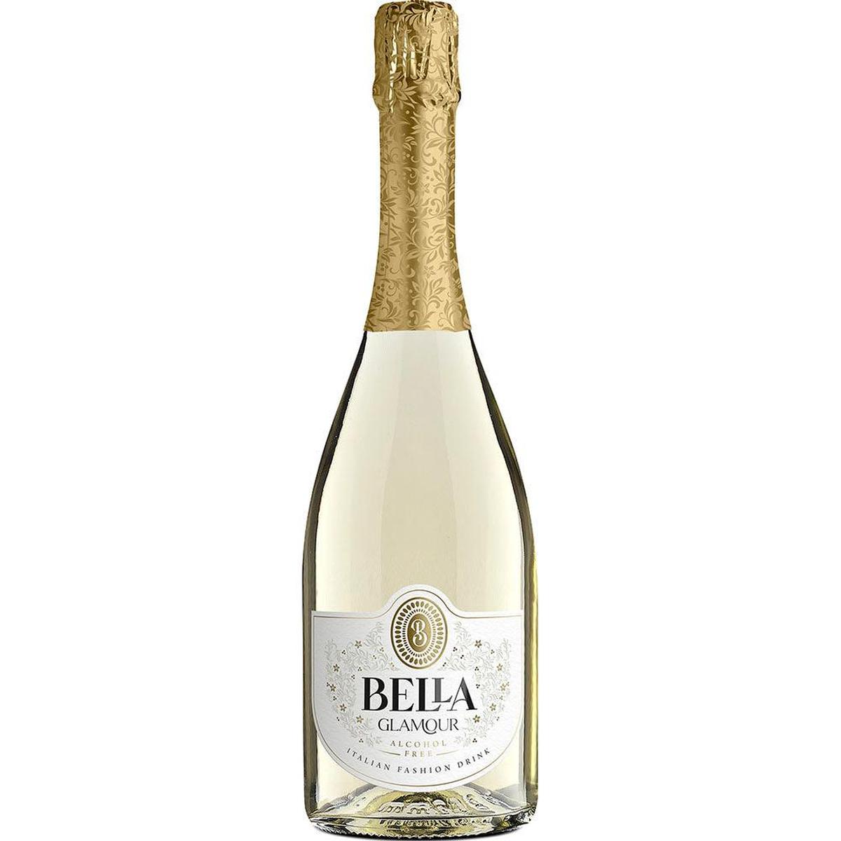 Bella Glamour Zero/Zero Bianco 0,0% Alcohol 0,75 ltr.