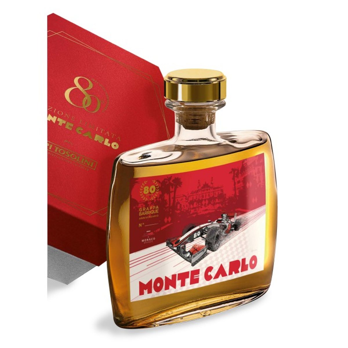 Bepi Tosolini Grappa Monte Carlo Barrique 42% vol. 0,70 ltr