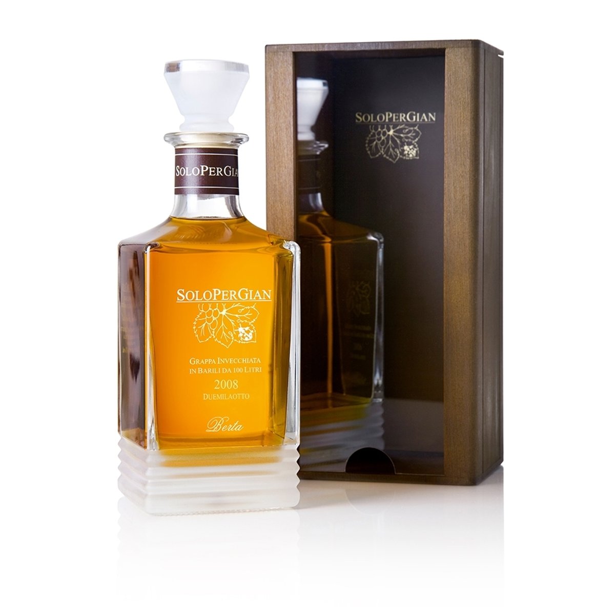 Berta Grappa SoloPerGian 43% 2011 0,70 ltr.