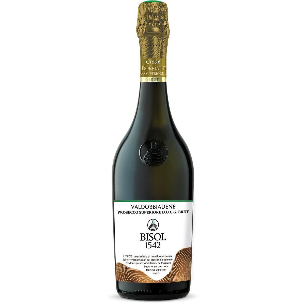 Bisol Crede Prosecco del Valdobbiadene Superiore 0,75 ltr.