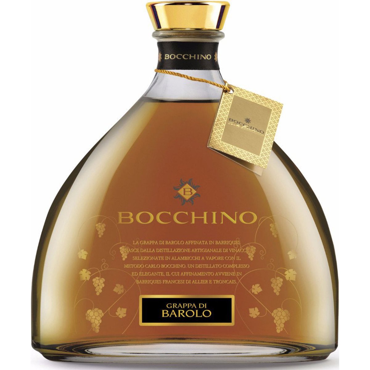 Bocchino Grappa Vitigno Barolo Barriques 40% 0,70 ltr.
