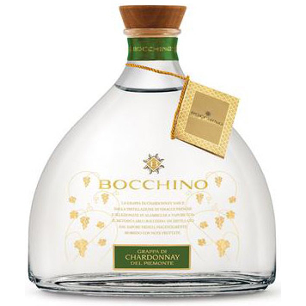 Bocchino Grappa Vitigno Chardonnay Bianca 40% 0,70 ltr.