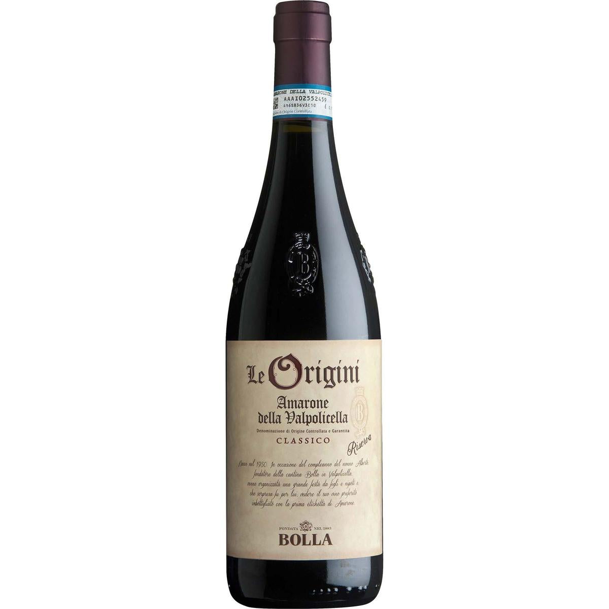 Bolla Amarone Classico Riserva Le Origini DOCG 0,75 ltr.
