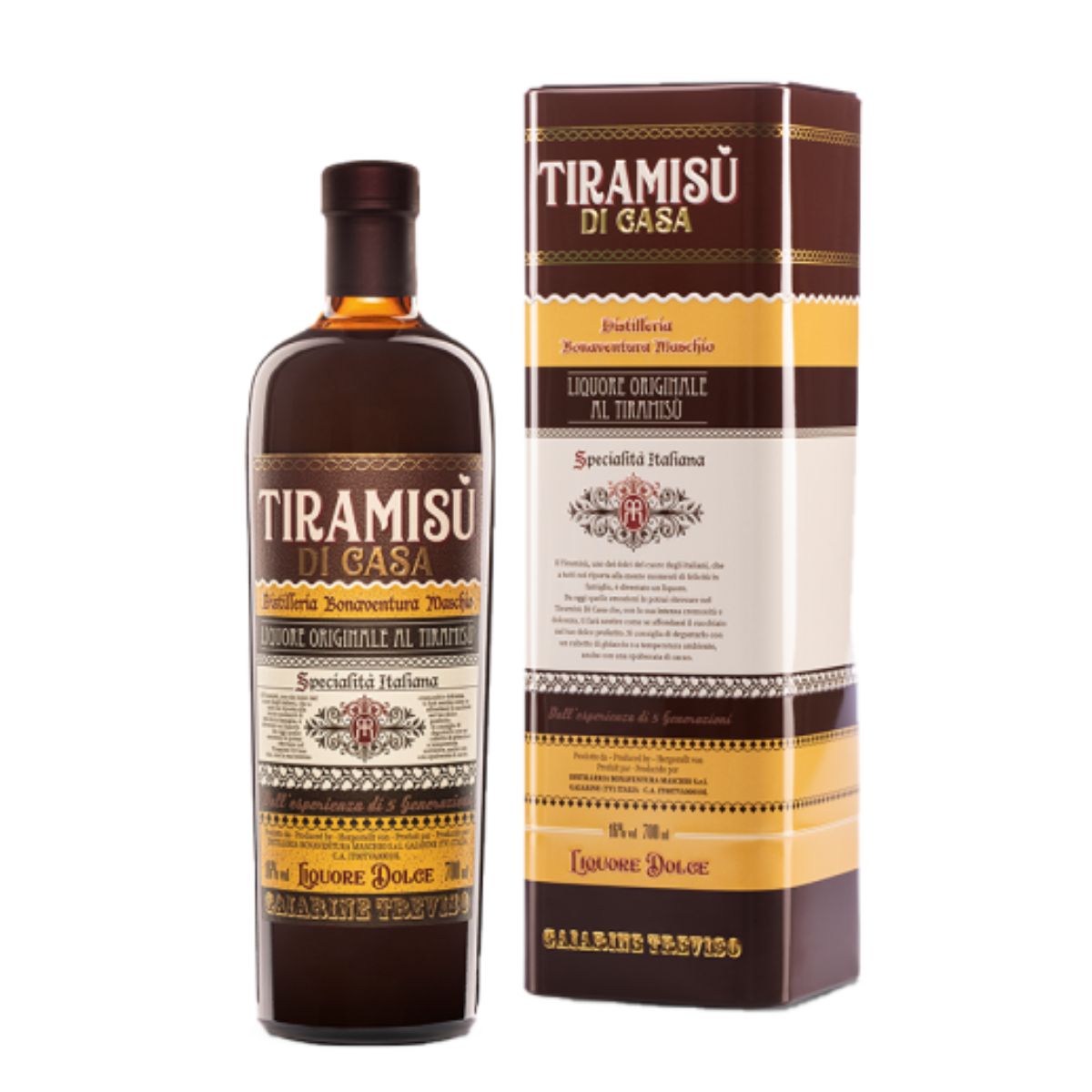 Bonaventura Maschio Tiramisu di Casa 16% 0,70 ltr. BOÎTE