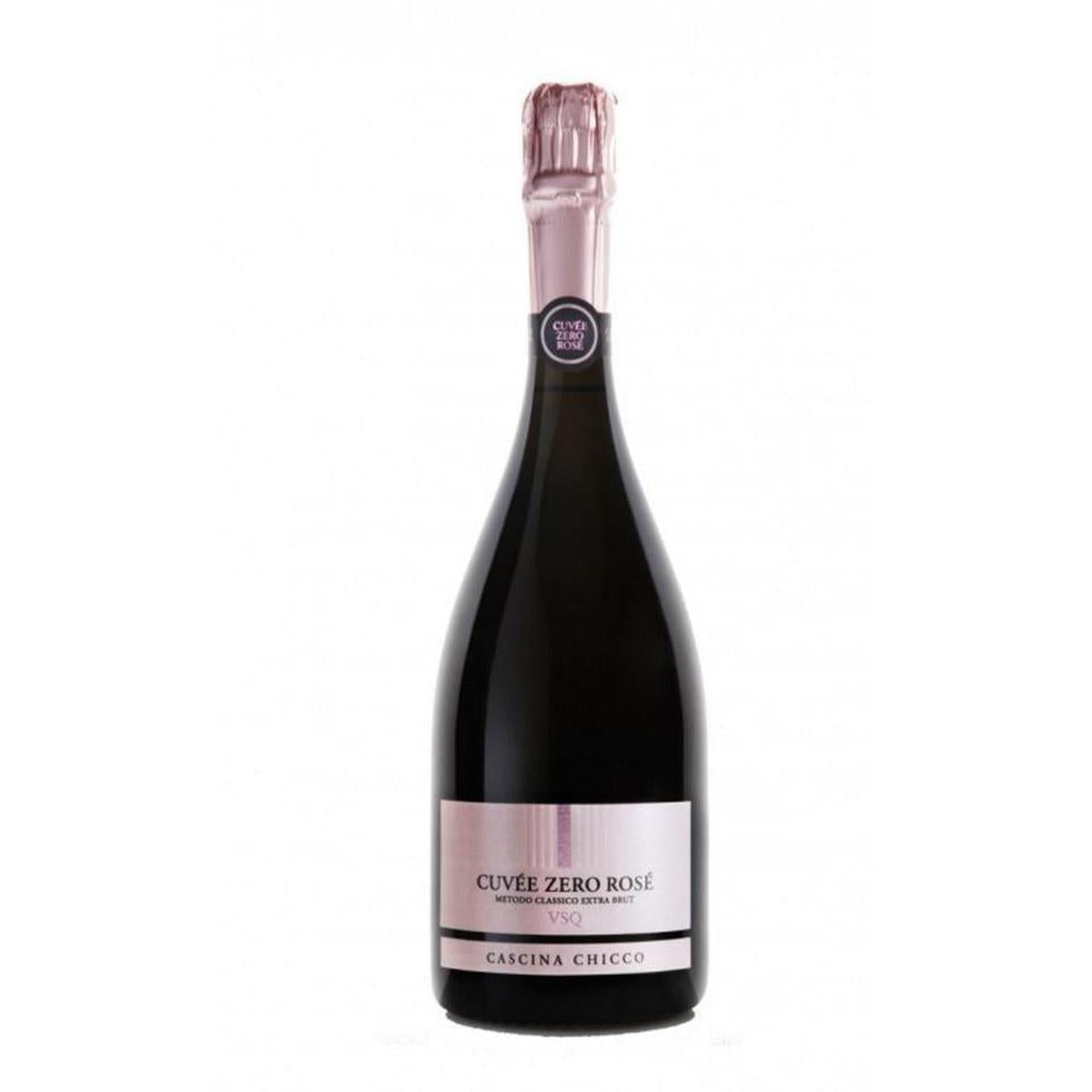 Cascina Chicco Spumante Extra Brut Cuvee Zero Rosé 0,75 ltr.