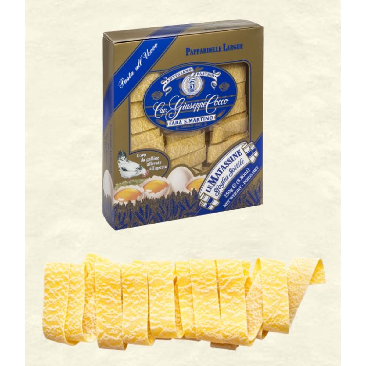 Giuseppe Cocco Pappardelle all'Uovo Larghe n°16 250gr
