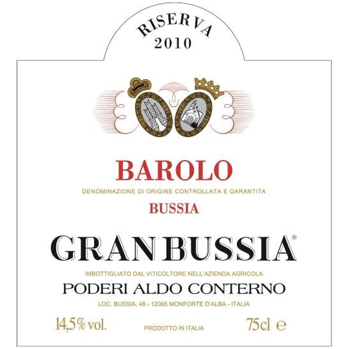 Conterno Aldo Barolo Riserva Gran Bussia DOCG 0,75 ltr.