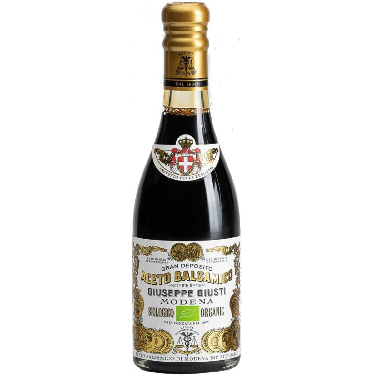 Giusti Balsamico 2 Medaglio d'Oro 8Y Bio 0,25 ltr.