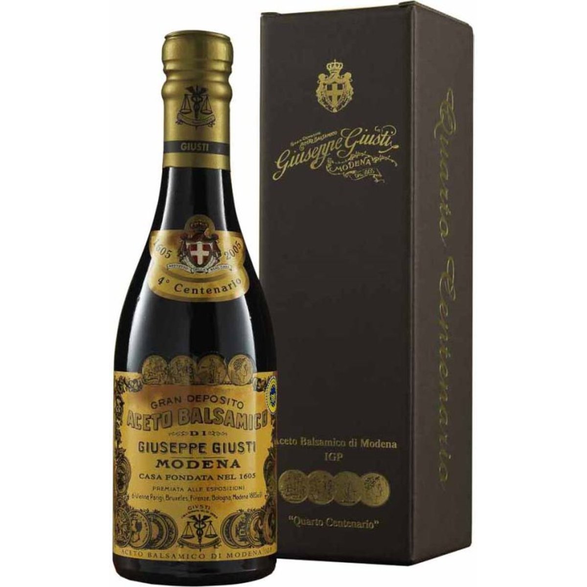 Giusti Balsamico 4 Medaglie d'Oro 15Y + Box 0,25 ltr.