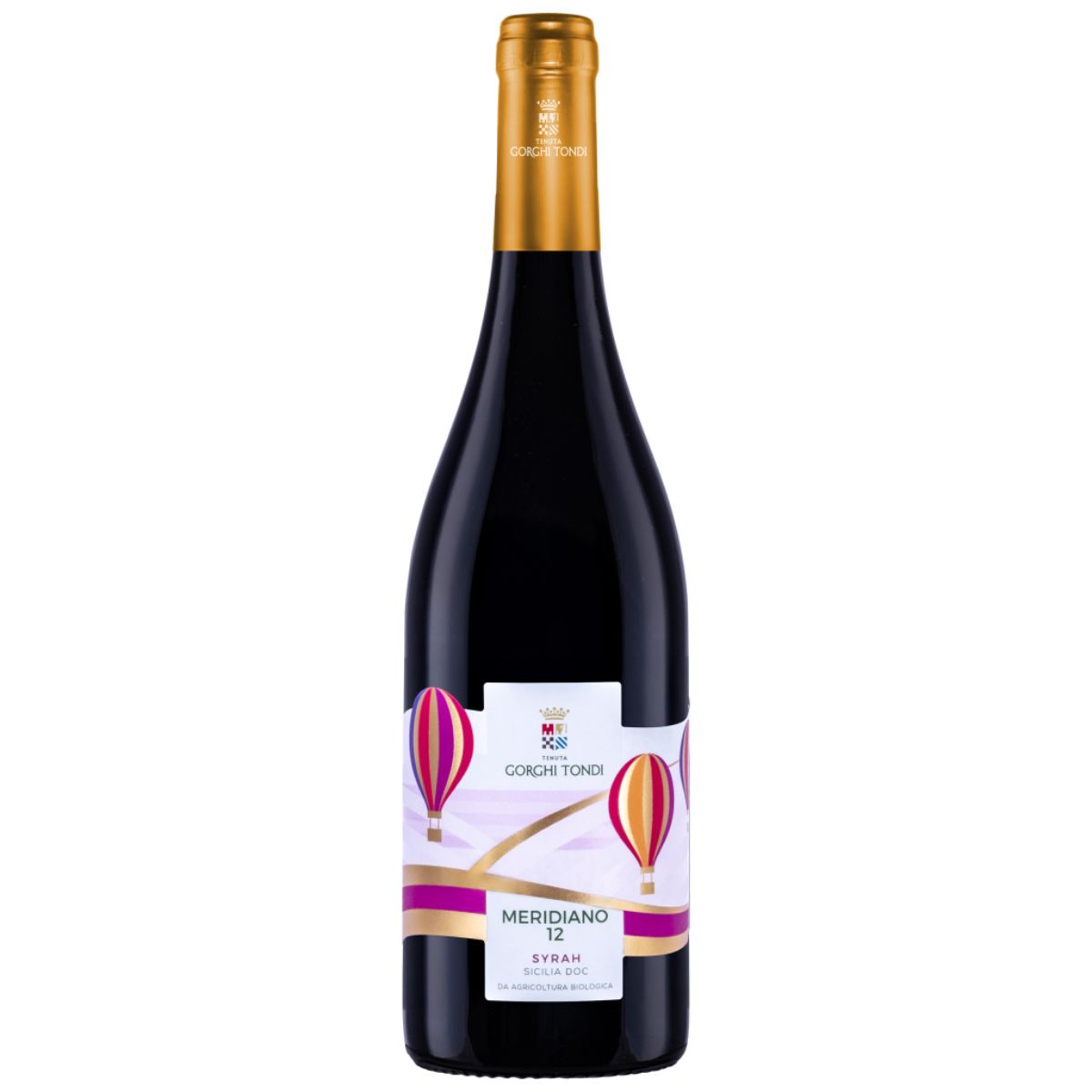 Gorghi Tondi Meridiano 12 Syrah Sicilia doc 0,75 ltr