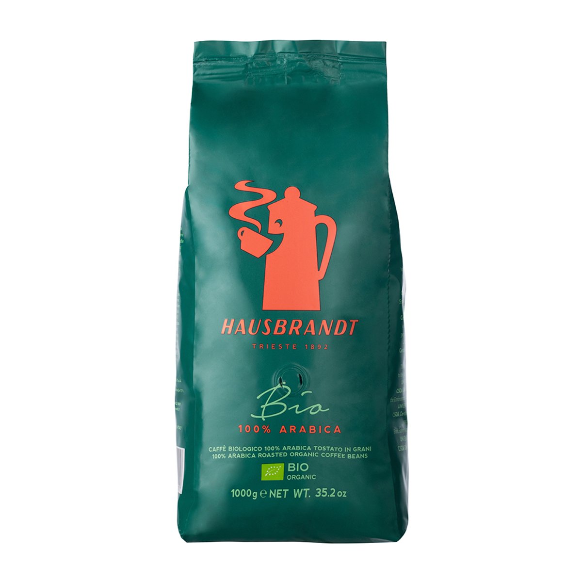 Hausbrandt Organic 100% Arabica Grani 1kg