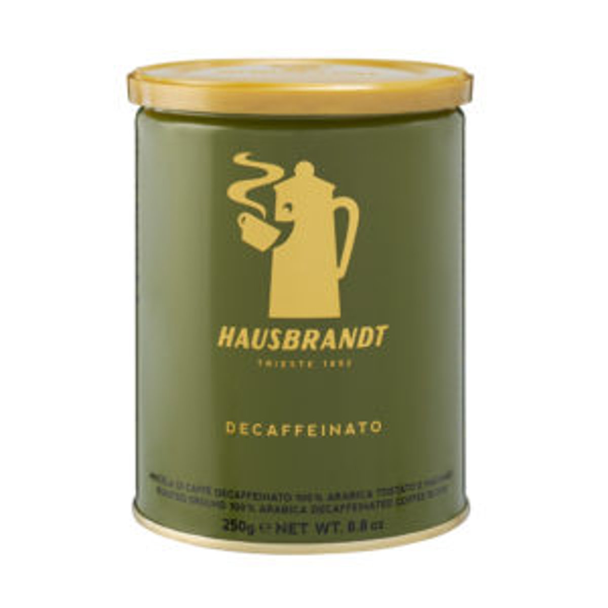 Hausbrandt Decaffeinato 100% Arabica Macinato 250gr