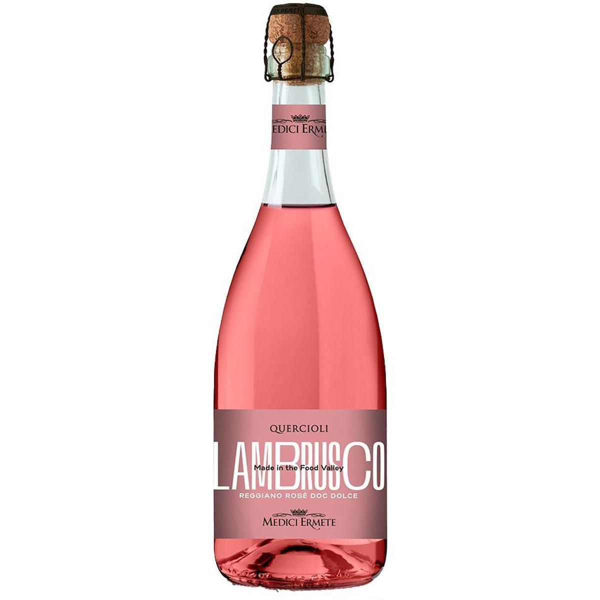 Medici Ermete Lambrusco Quercioli Rosato Dolce DOC 0,75 ltr.