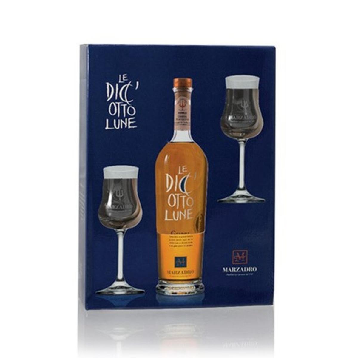 Marzadro Grappa Diciotto Lune Confezione Regalo 0,50 ltr.