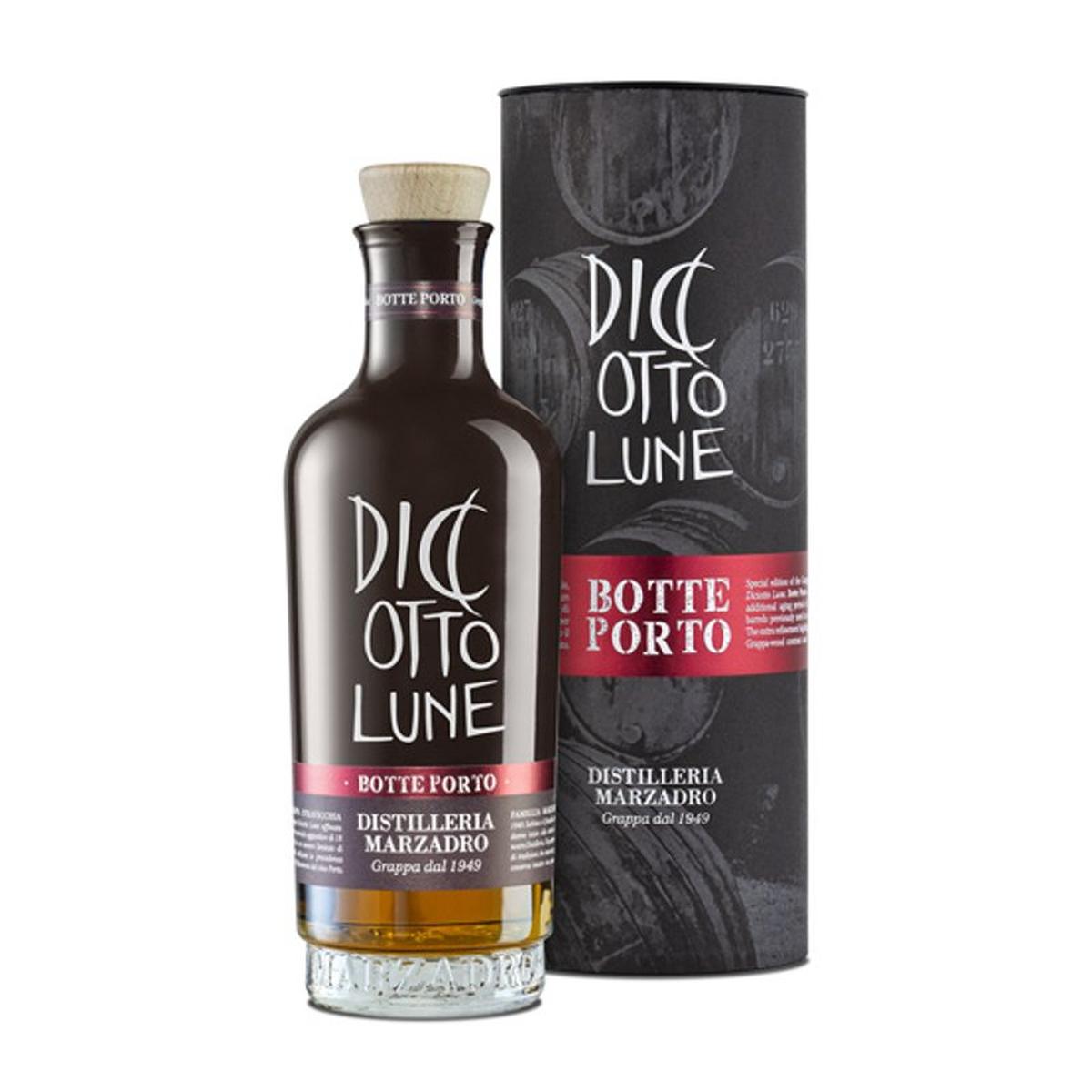 Marzadro Grappa Diciotto Lune Botte Porto 42% 0,70 ltr.