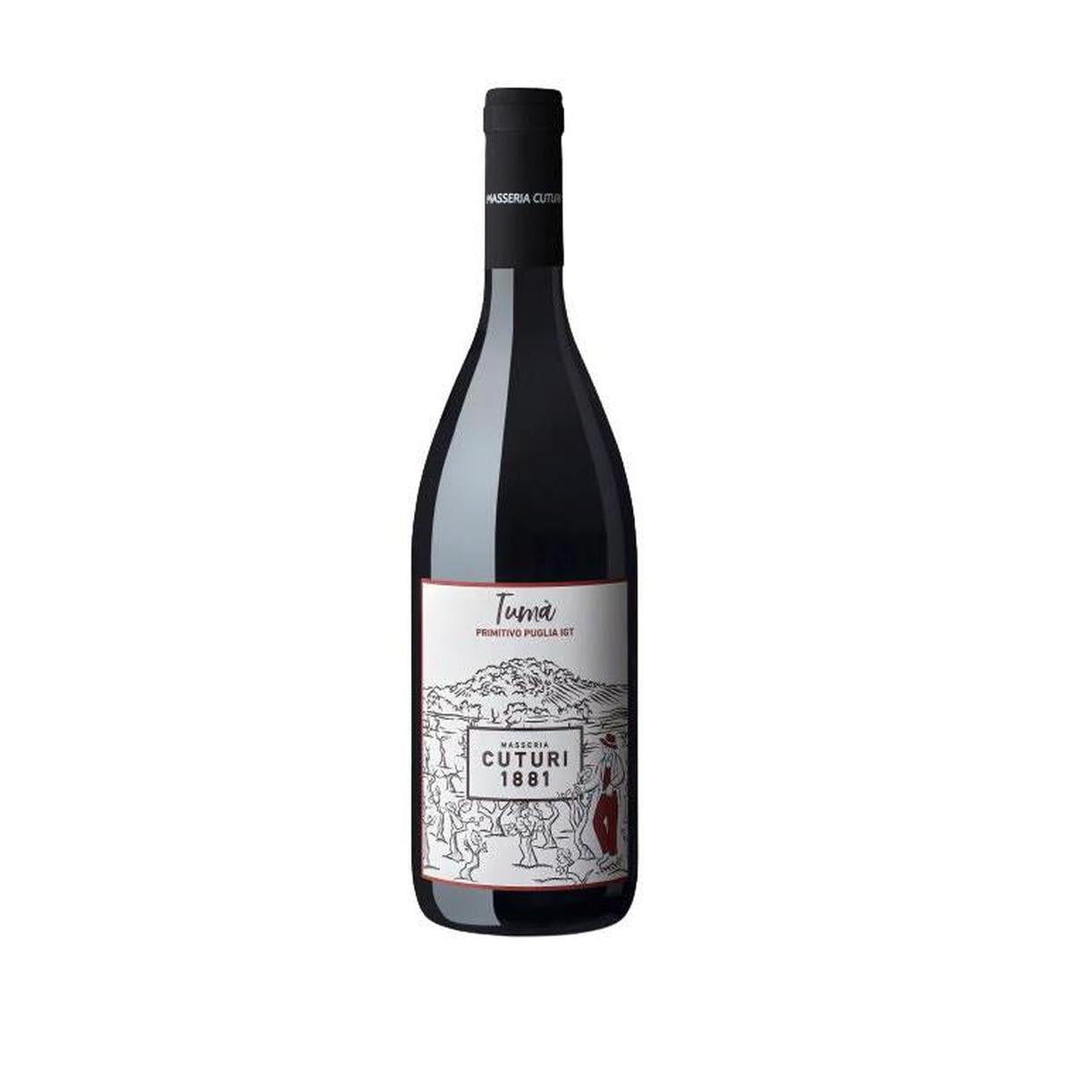 Masseria Cuturi Tuma Primitivo Salento IGT 0,75 ltr.