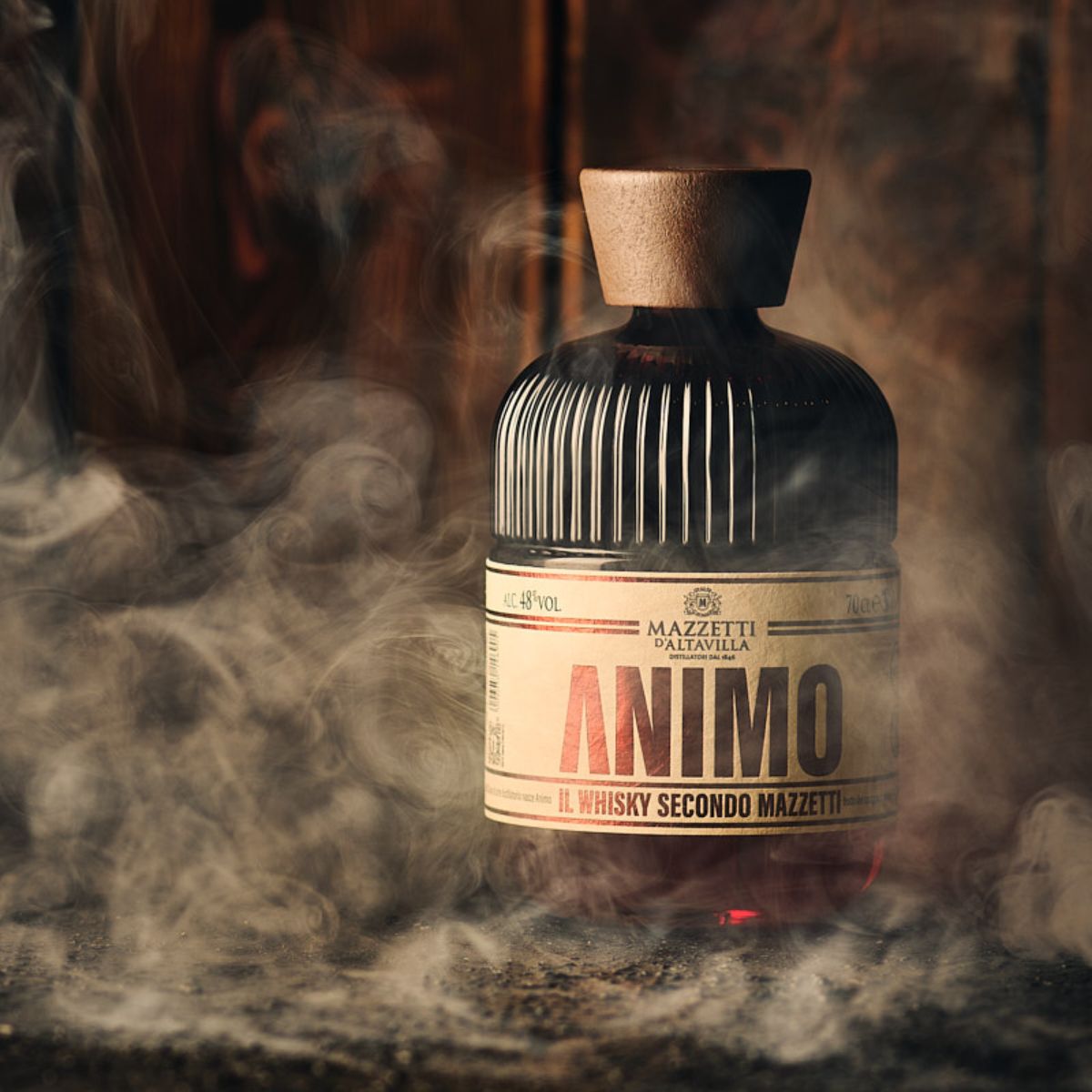 Mazzetti Whisky Animo in cilindro 48% 0,70 ltr.