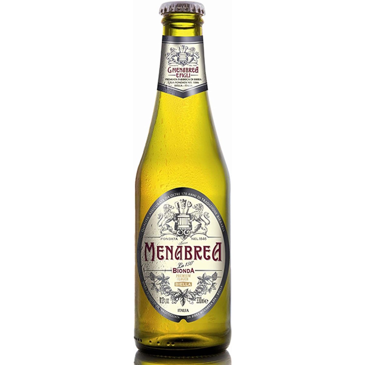 Menabrea Birra Lager Bionda 4,8% 0,33ltr.