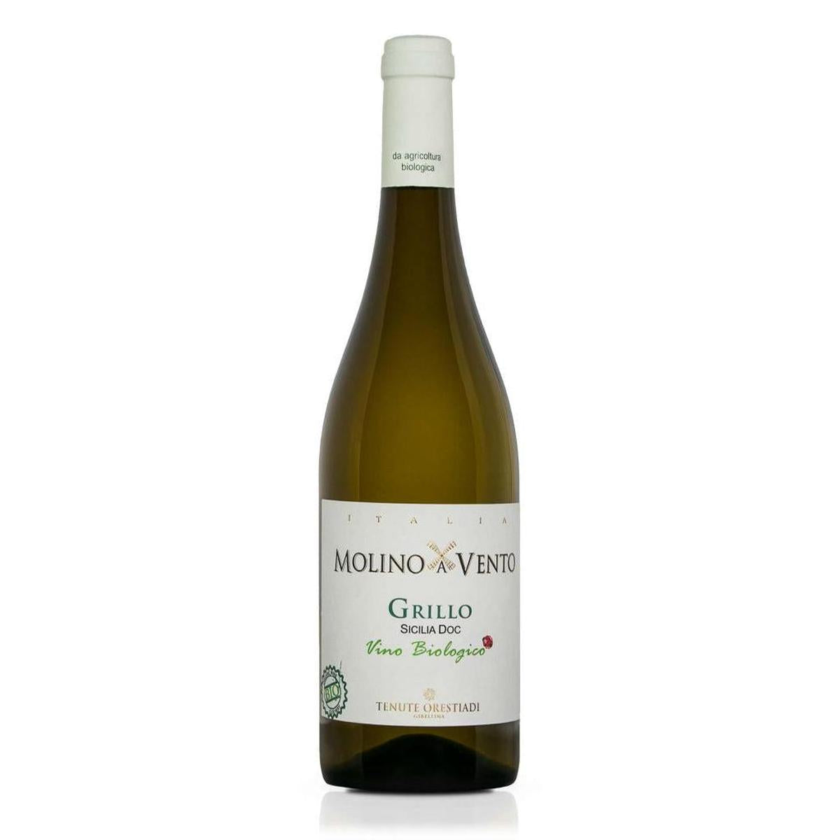 Molino a Vento Grillo Terre Siciliane BIO IGT 0,75 ltr.