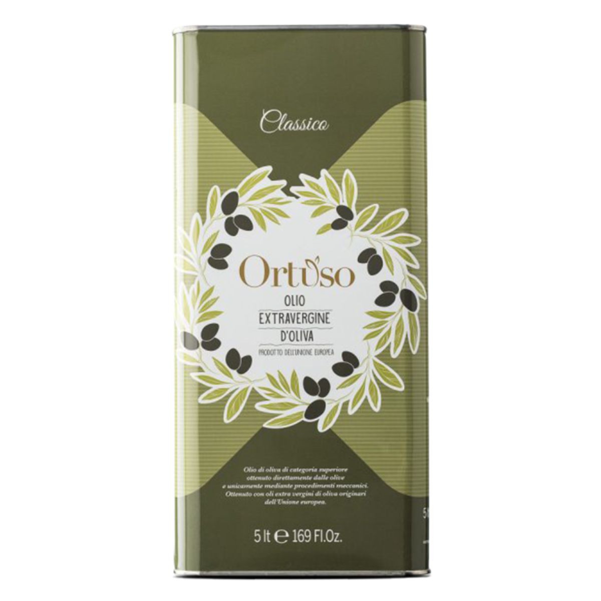 Ortuso Olio Extra Vergine d'Oliva Classico 5,00 ltr.