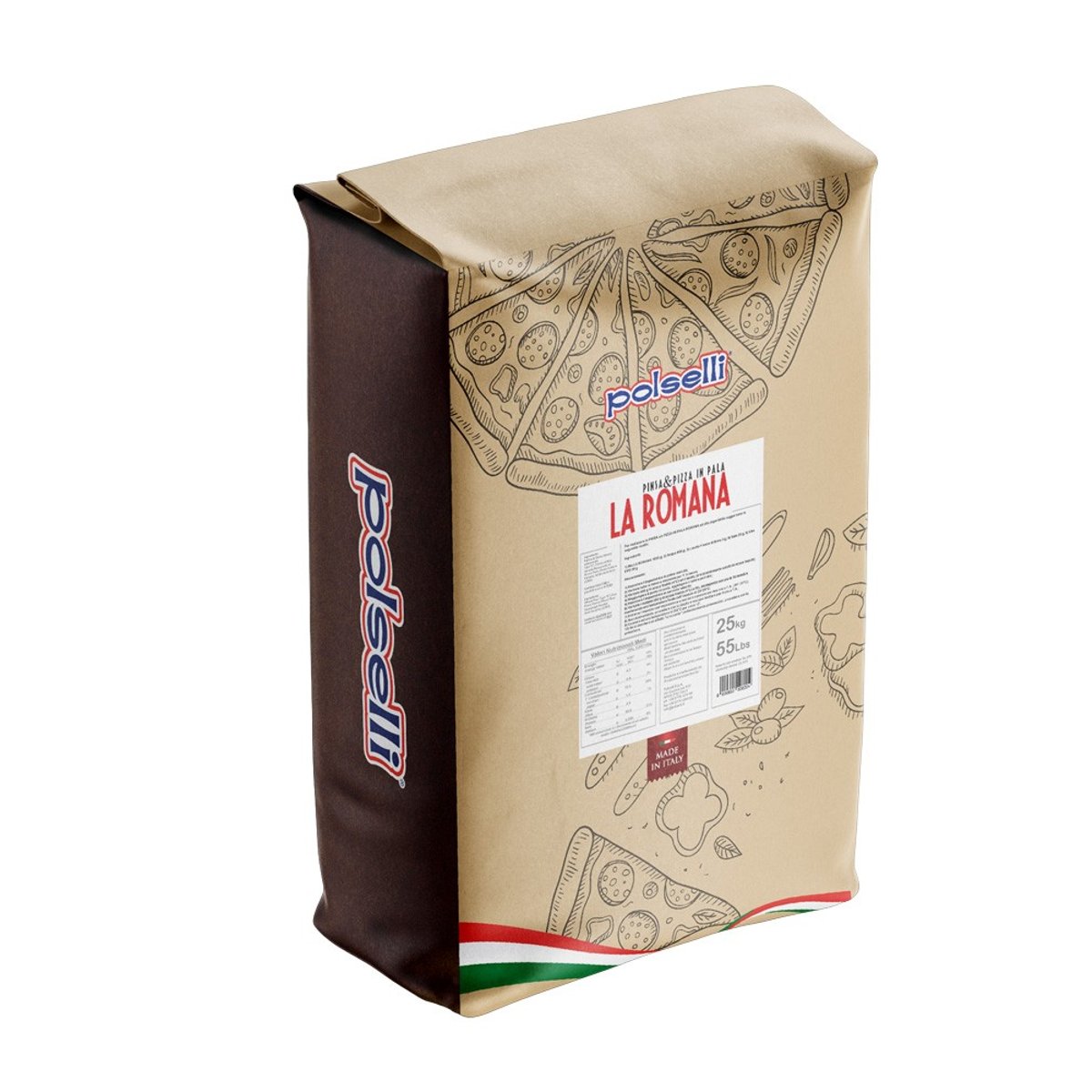 Polselli La Romana Mix per Pizza e Pinsa in Pala 25kg