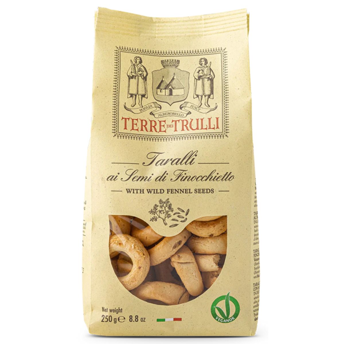 Terre dei Trulli Taralli Finocchio 250gr