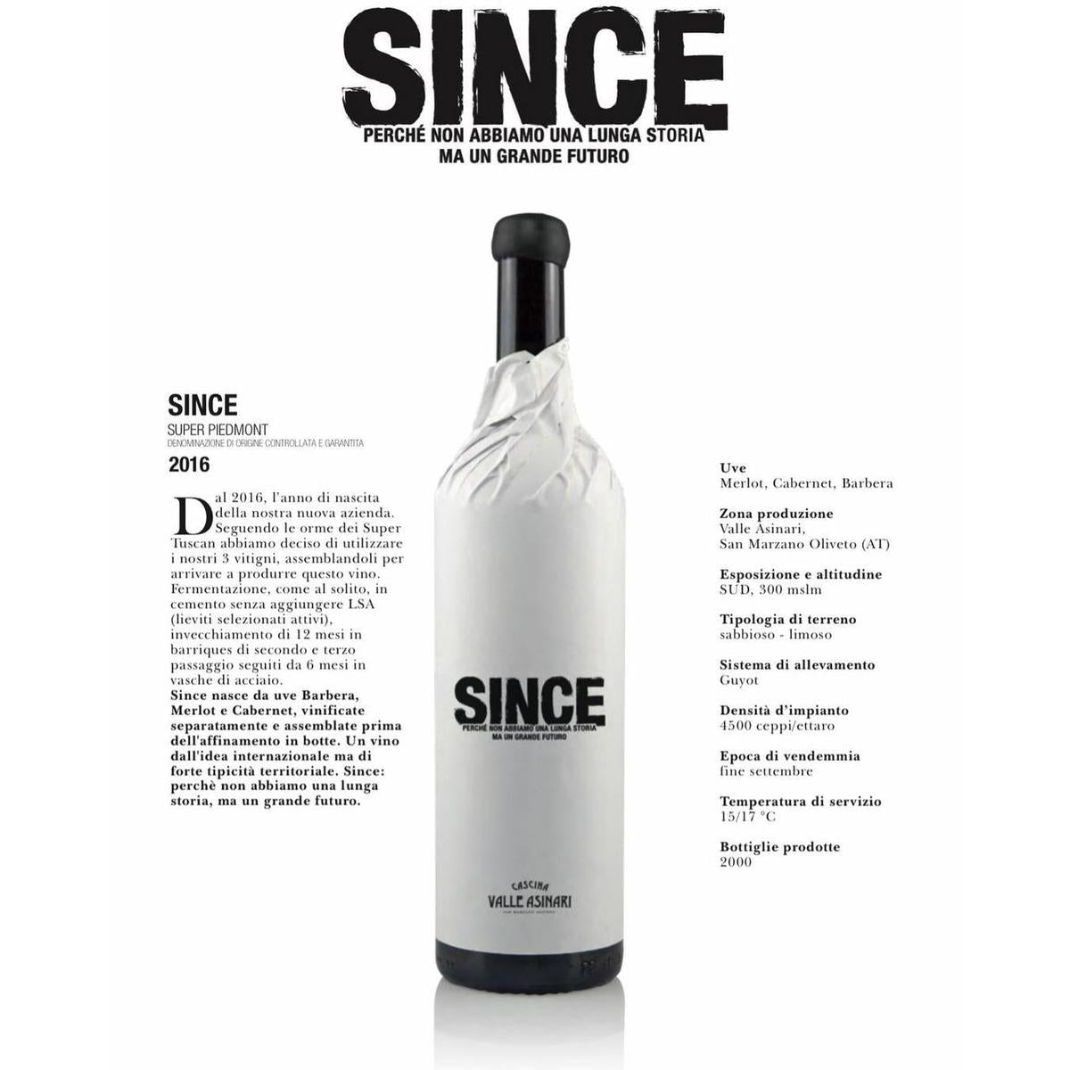 Cascina Valle Asinari Since Super Piedmont DOCG 0,75 ltr.