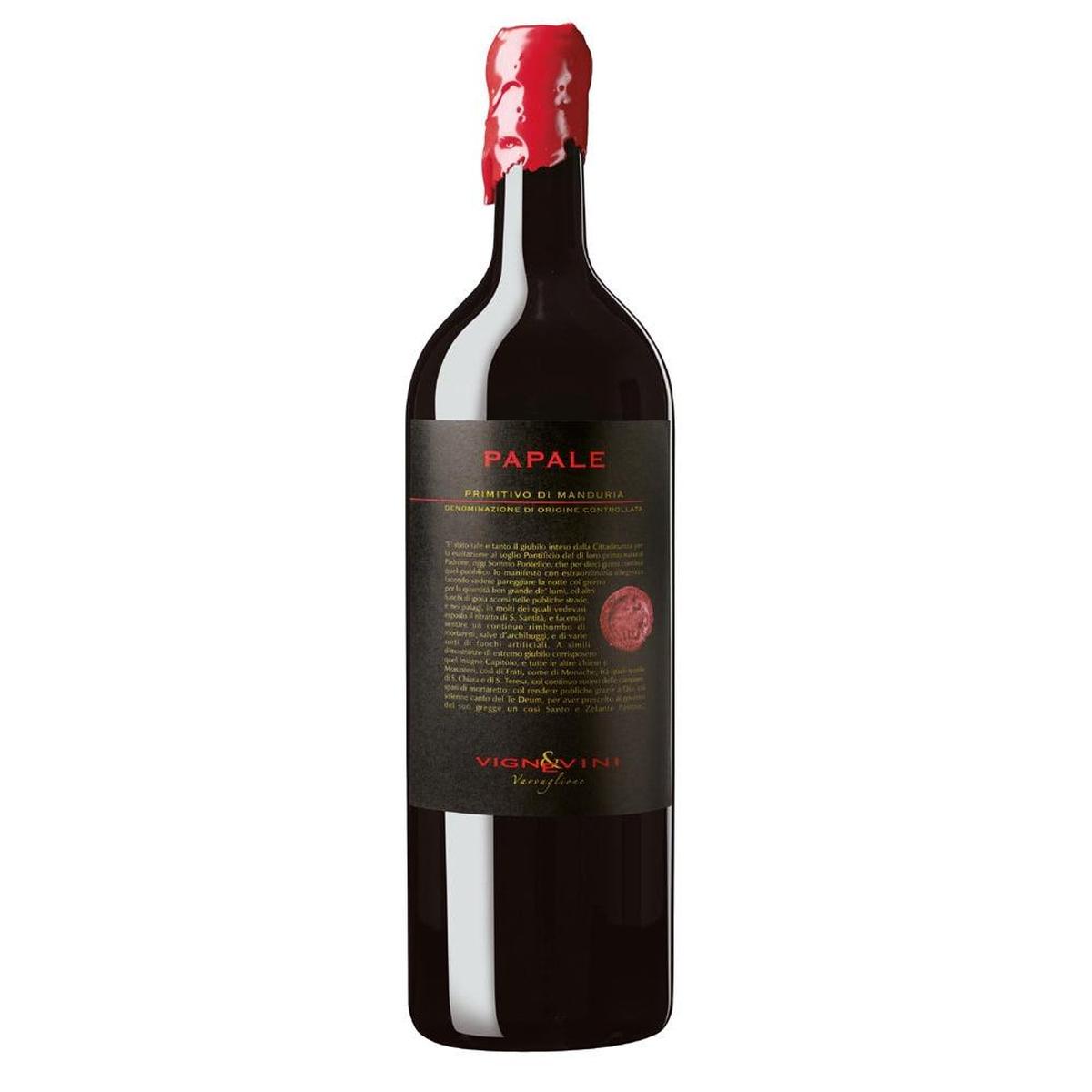 Varvaglione Papale Rosso Primitivo di Manduria 1,50 ltr.