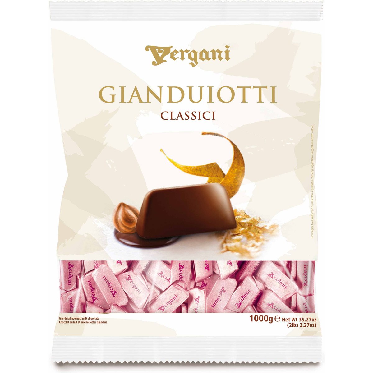 Vergani Gianduiotti Classici Rosa 1kg