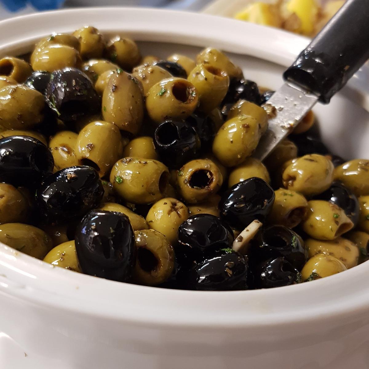 Olijven mix met mozzarella en pepertjes 70gr