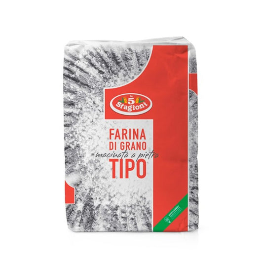 Le 5 Stagioni Farina Macinata a Pietra Tipo "1" 10kg