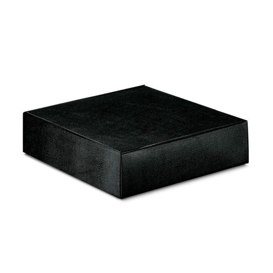 Luxe wijndoos zwart - 3 flessen