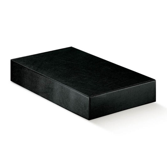 Luxe wijndoos zwart - 6 flessen