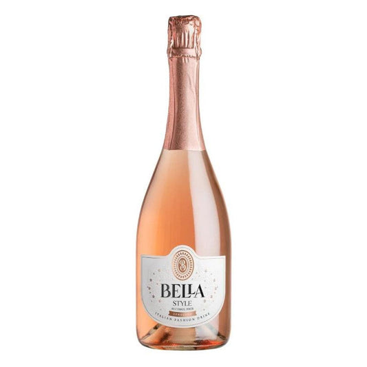 Bella Glamour Zero/Zero Rosato 0,0% Alcohol 0,75 ltr.