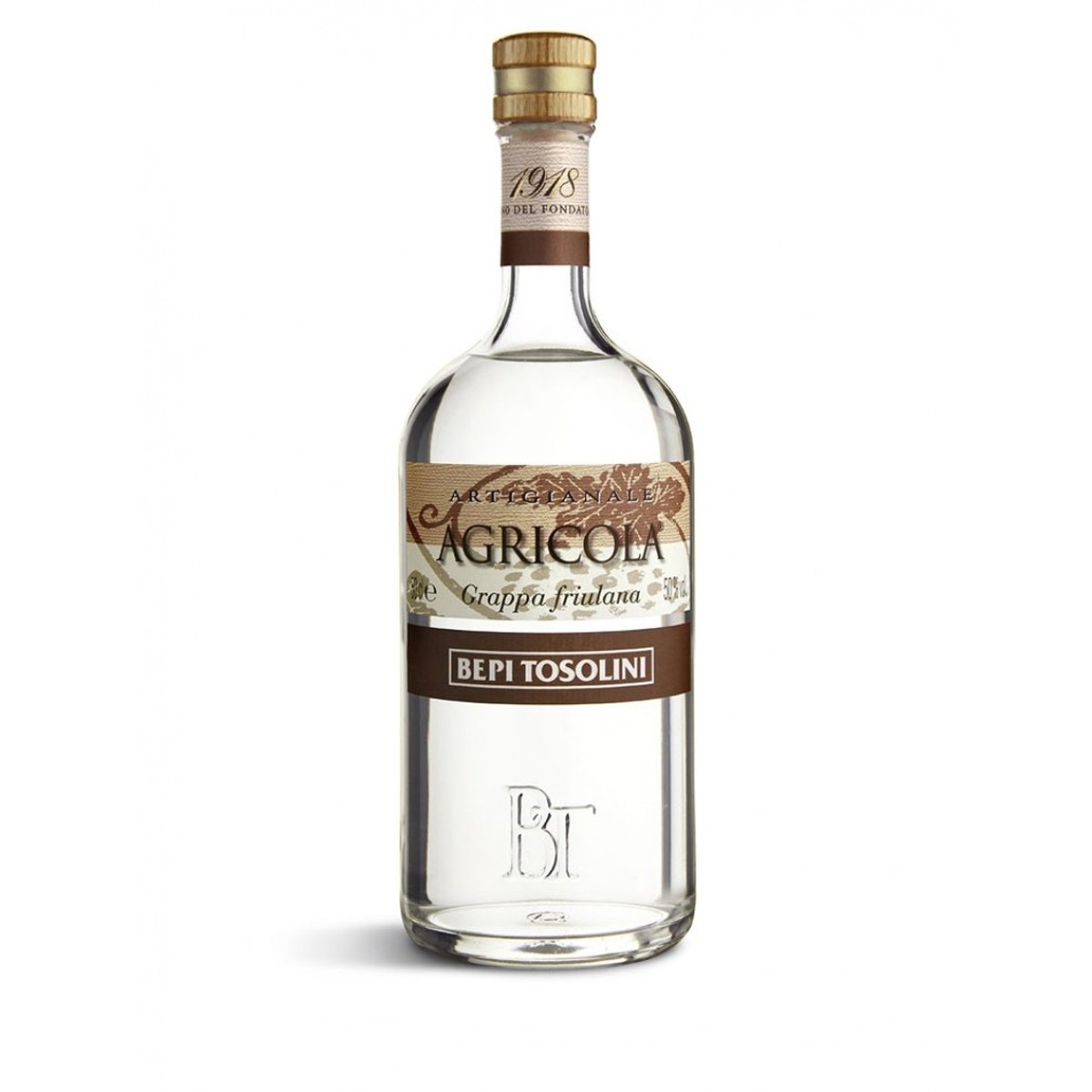 Bepi Tosolini Grappa Agricola 50% vol. Rehoboam 4,50 ltr