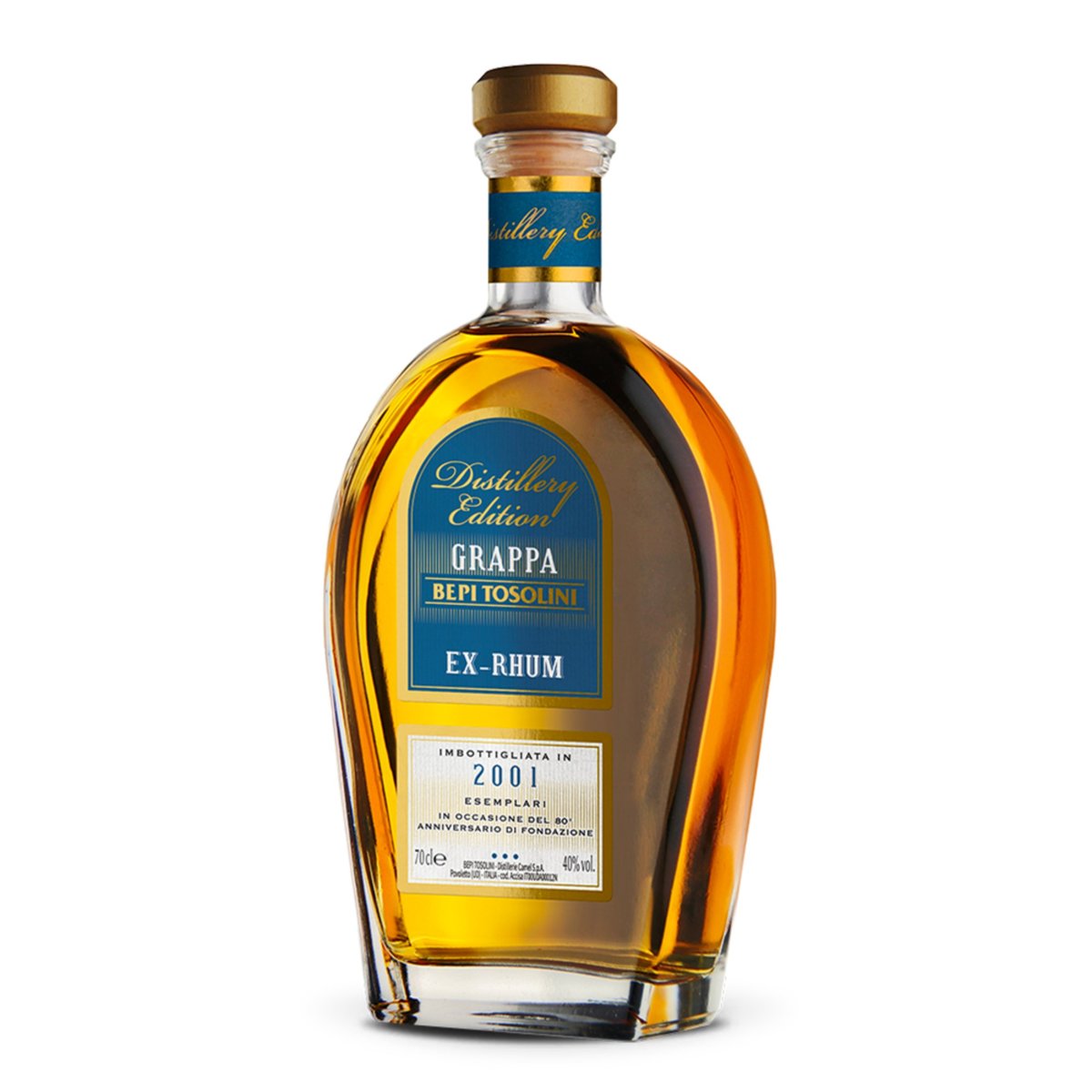 Bepi Tosolini Grappa Ex-Rhum Barrique 40% vol. 0,70 ltr