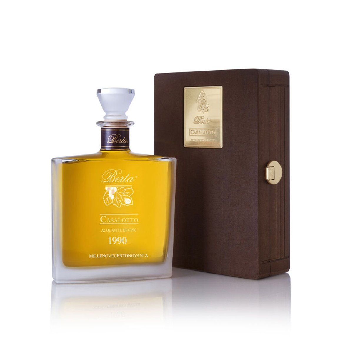 Berta Grappa Casalotto Acquavita di Vino 43% 1990 0,70 ltr.