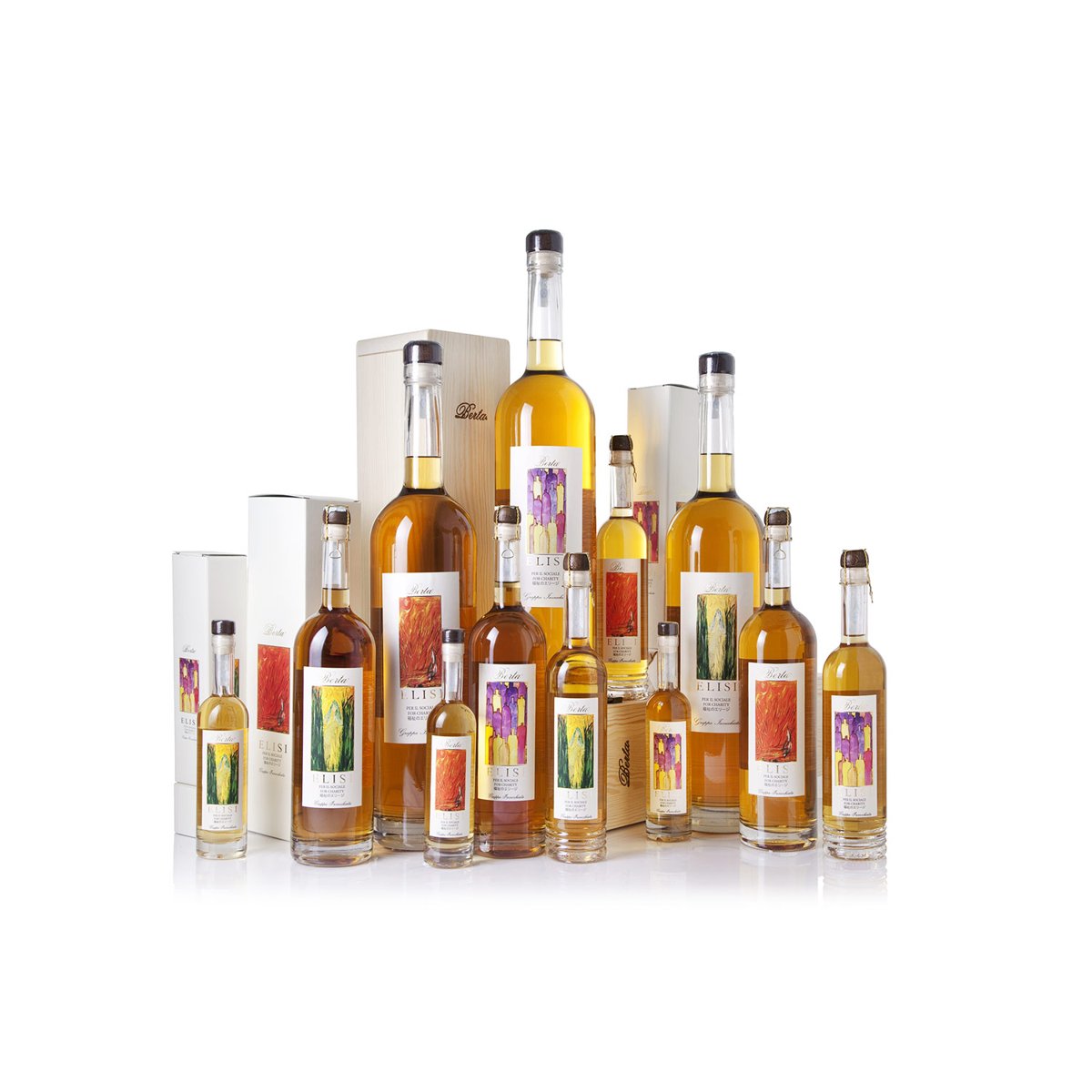 Berta Grappa Elisi 43% 3,00 ltr.