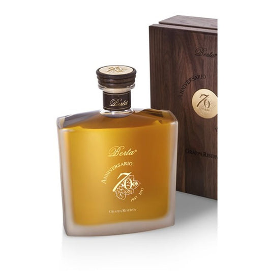 Berta Grappa Riserva Anniversario 75 Anni 43% 1,50 ltr + BOÎTE