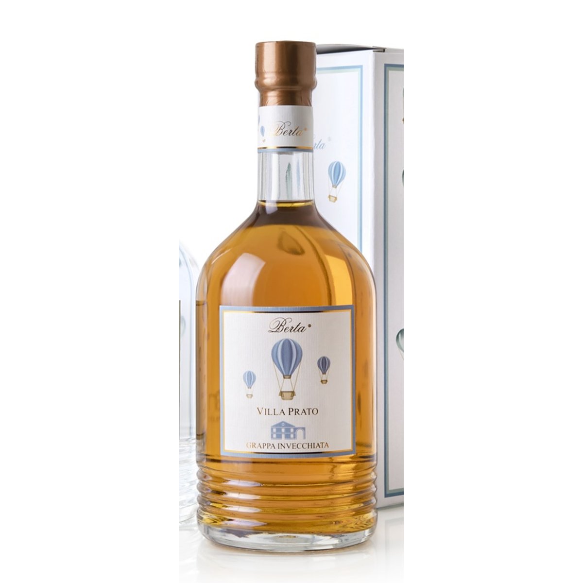 Berta Grappa Villa Prato Grappa Elevata 41% 1,00 ltr.