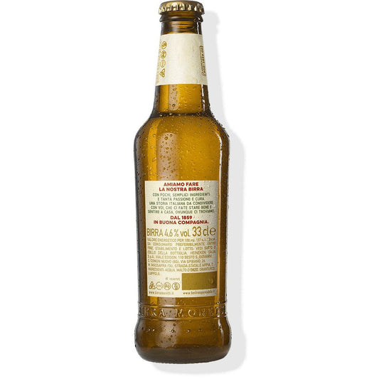 Birra Moretti Ricetta Originale 4,6% 0,33 ltr.