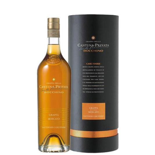 Bocchino Grappa Cantina Privata Moscato Cask Finish 42% 0,70 ltr.