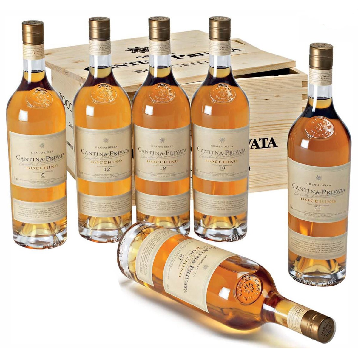 Bocchino Grappa Cantina Privata Seria 6, bouteille de 0,70 l.