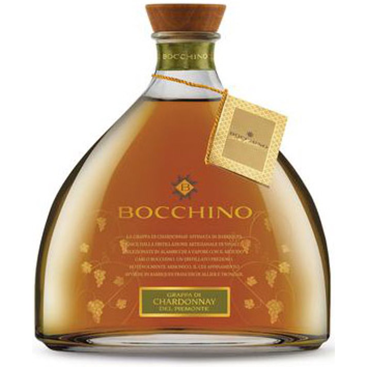 Bocchino Grappa Vitigno Chardonnay Barriques 40% 0,70 ltr.