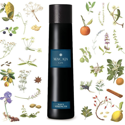 Bocchino Gin Macaja Navy Strenght 57% 0,50 ltr.
