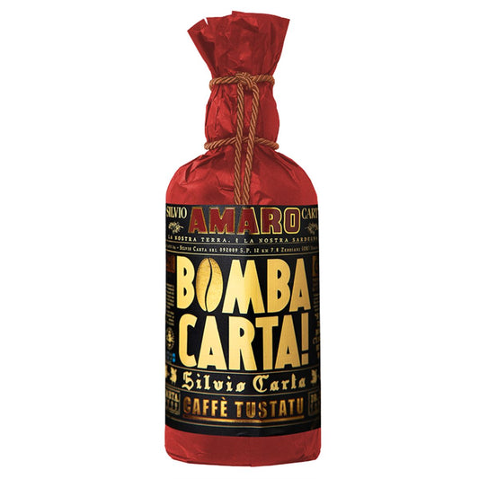 Silvio Carta Amaro Bomba Carta! Caffè Tustatu 26% 0,70 ltr.