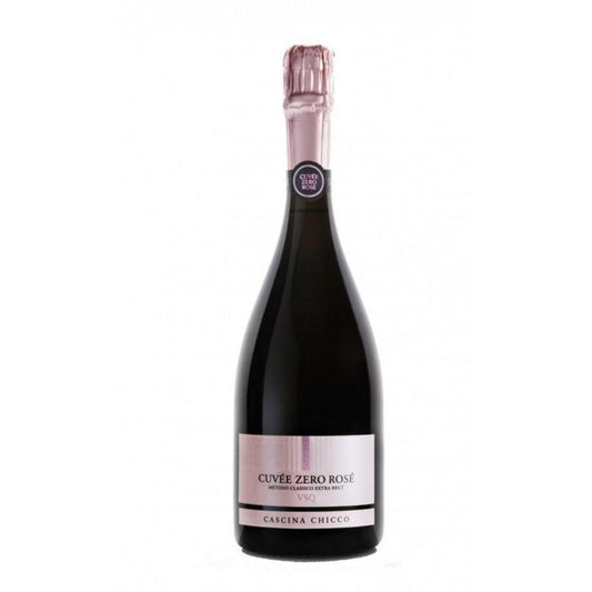 Cascina Chicco Spumante Extra Brut Cuvee Zero Rosé 0,75 ltr.