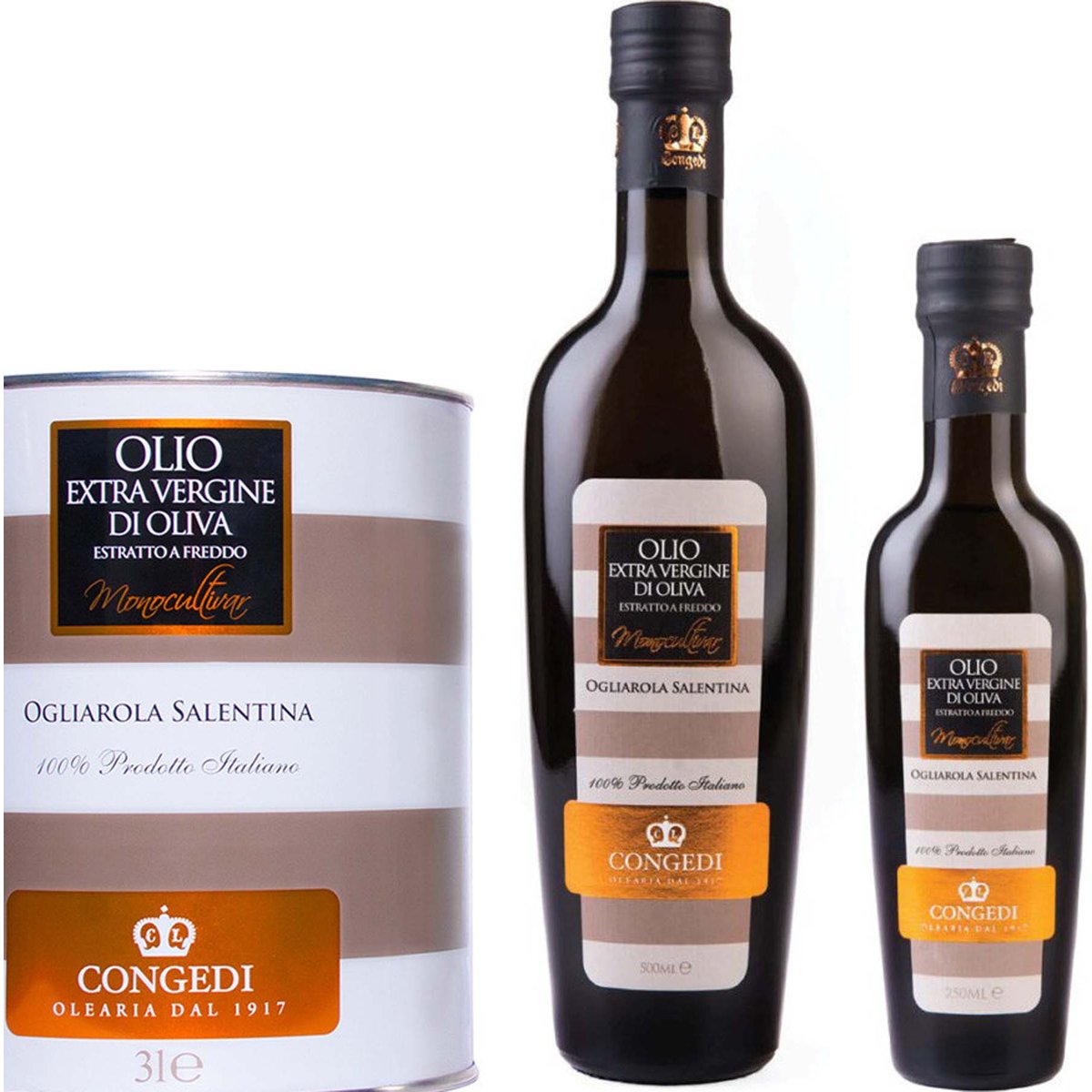 Congedi Olio Extra Vergine Ogliarola Salentina DOP 3,00 ltr.