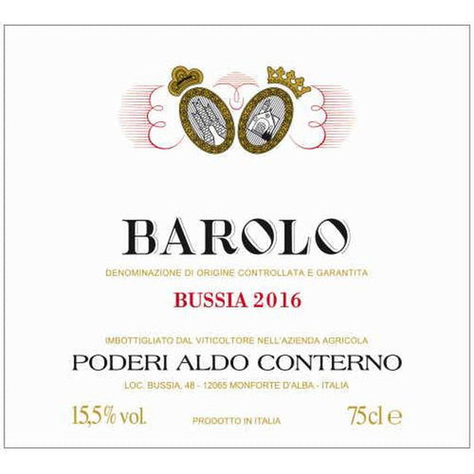 Conterno Aldo Barolo Bussia DOCG 0,75 ltr.